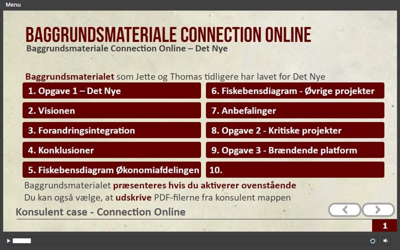 Connection-Online-Baggrundsmateriale-Det Nye Connection-Online-Baggrundsmateriale-Det Nye